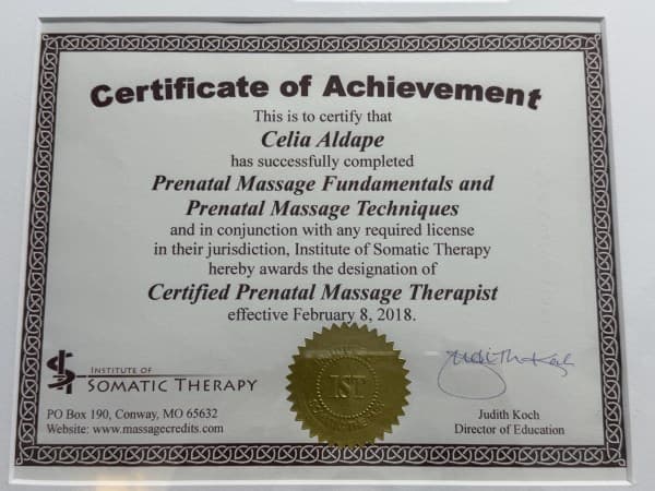 Celia Aldape — doula training — photo 1