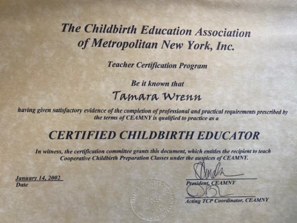 Tamara Wrenn — doula training — photo 4