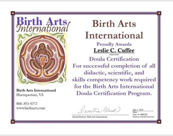 Cuffee, Leslie — doula training — photo 2