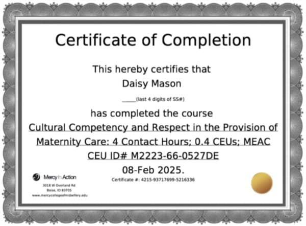 Mason, Daisy — doula training — photo 4