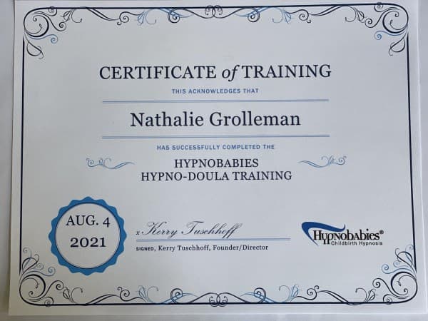 Cd, Nathalie — doula training — photo 3