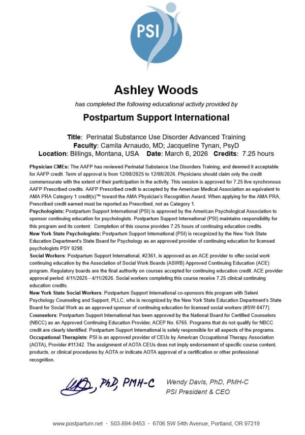 Woods, Ash — doula training — photo 1