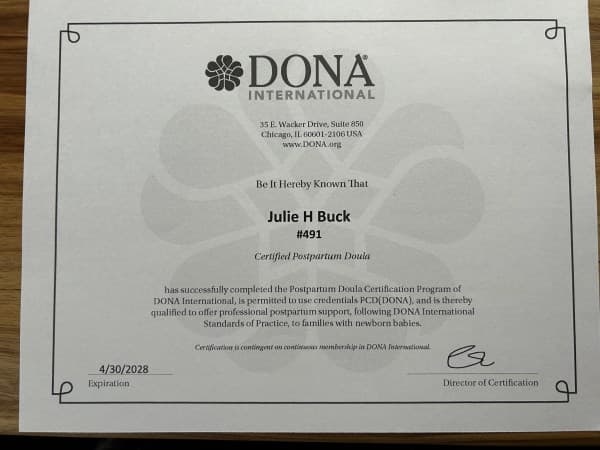 Buck, Julie — doula training — photo 4