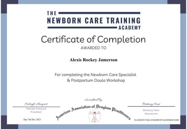 Jamerson, Alexis — doula training — photo 1