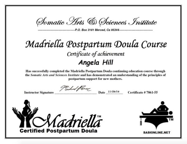Hill, Annie — doula training — photo 2