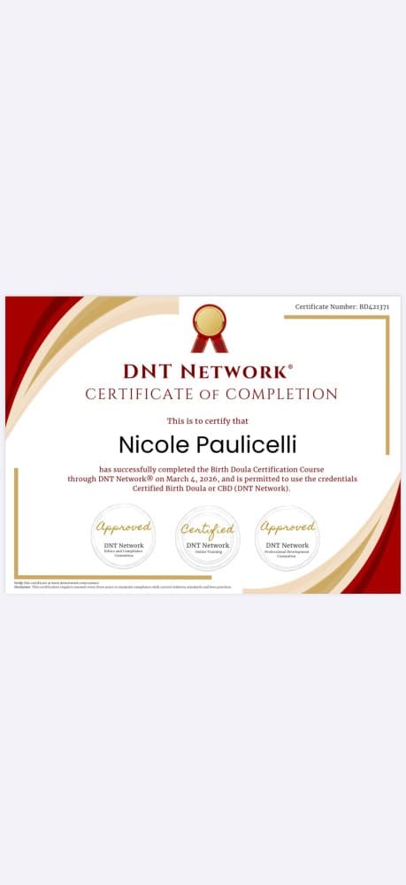 Nicole Paulicelli — doula training — photo 5
