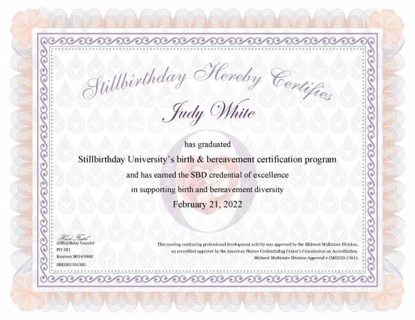 Cddona, Judy — doula training — photo 2
