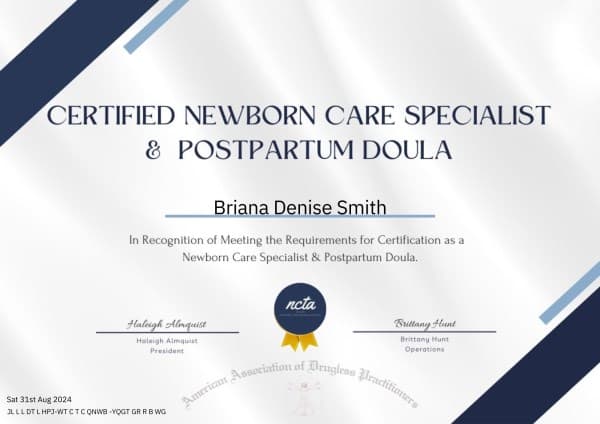 Briana Smith — doula training — photo 1