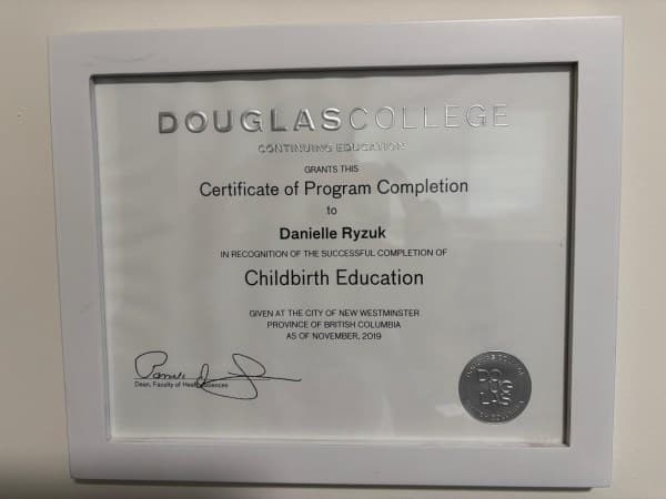 Ryzuk, Danielle — doula training — photo 1