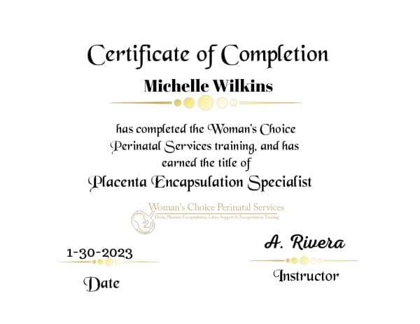 Wilkins, Michelle — doula training — photo 5