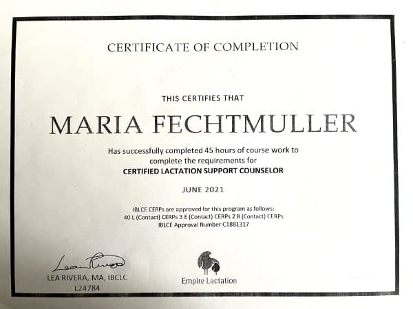 Maria Fechtmuller — doula training — photo 1