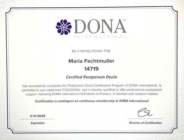 Maria Fechtmuller — doula training — photo 2