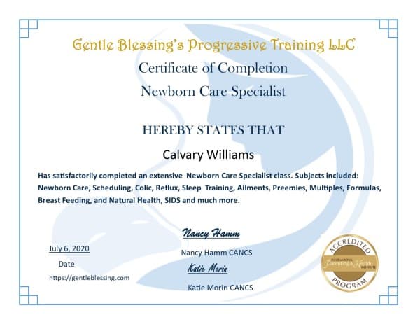 Calvary Williams — doula training — photo 2
