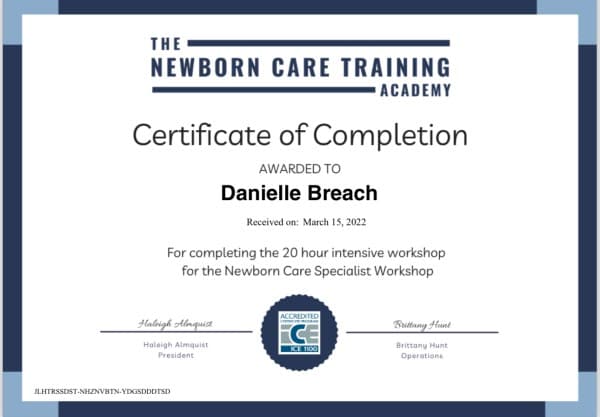Danielle Cdbai — doula training — photo 1