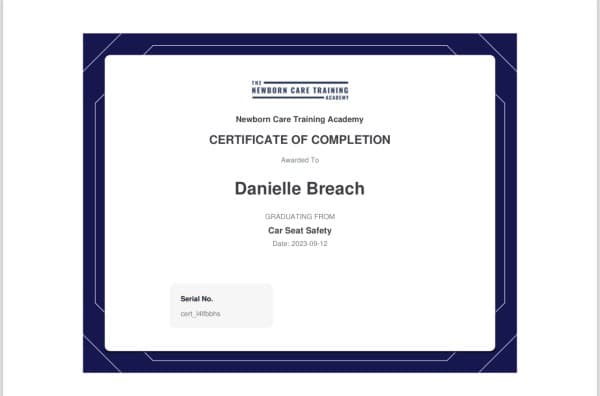 Danielle Cdbai — doula training — photo 2
