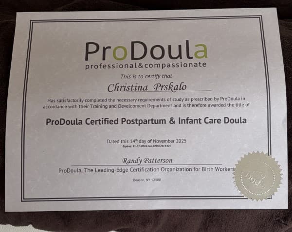 Christina Prskalo — doula training — photo 2