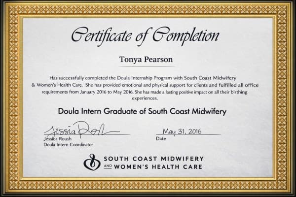 Cddona, Tonya — doula training — photo 4