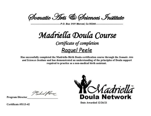 Jones, Raquel — doula training — photo 1