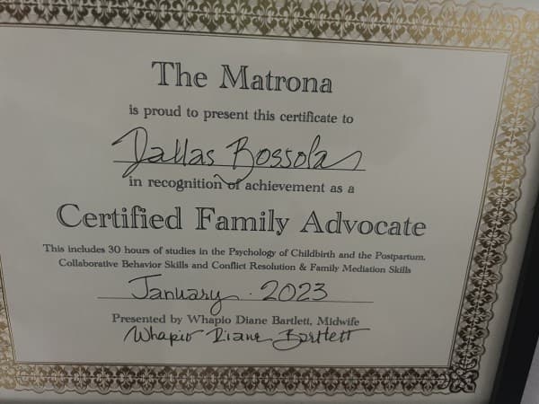 Bossola, Dallas — doula training — photo 1