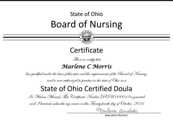Marlene Morris — doula training — photo 3