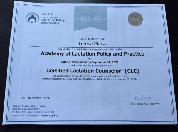 Cd, Teresa — doula training — photo 1