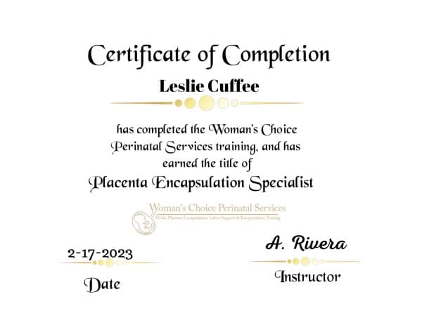 Cuffee, Leslie — doula training — photo 1