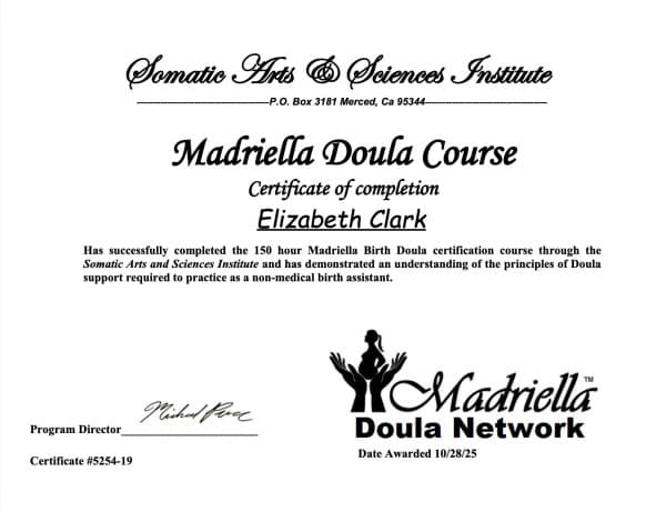 Elizabeth Clark — doula training — photo 4