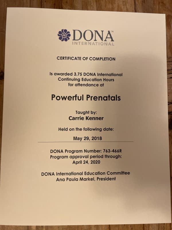 Cd, Anna — doula training — photo 3
