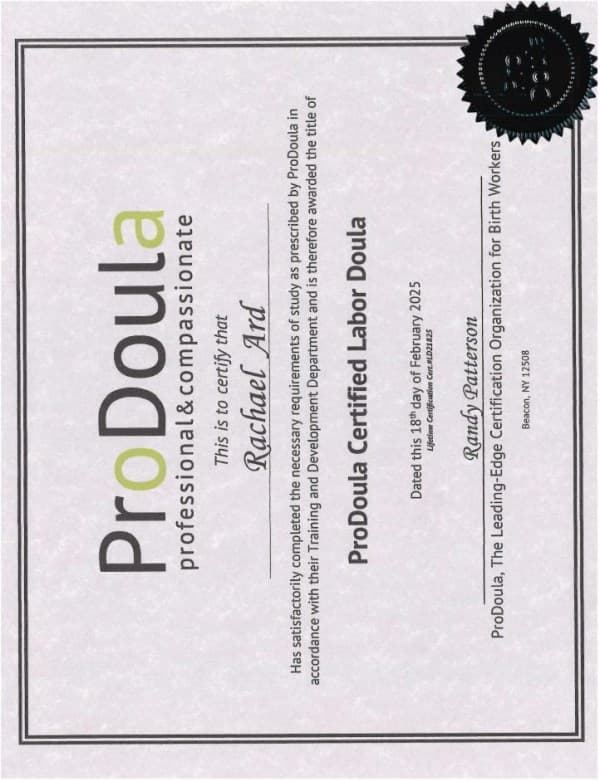 Ard, Rachael — doula training — photo 2
