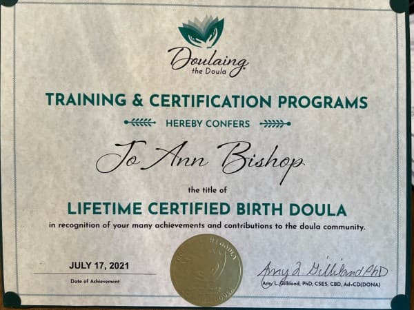 Cd, Jo — doula training — photo 2