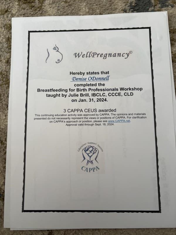 Denise Odonnell — doula training — photo 3
