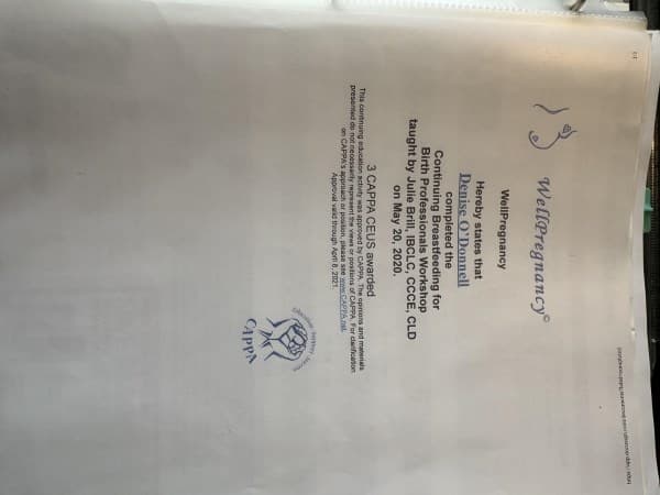 Denise Odonnell — doula training — photo 2