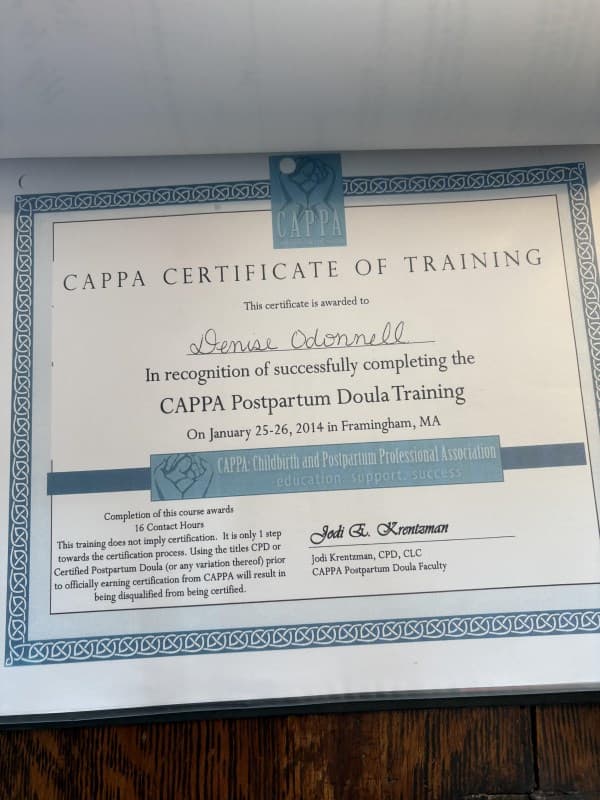 Denise Odonnell — doula training — photo 1