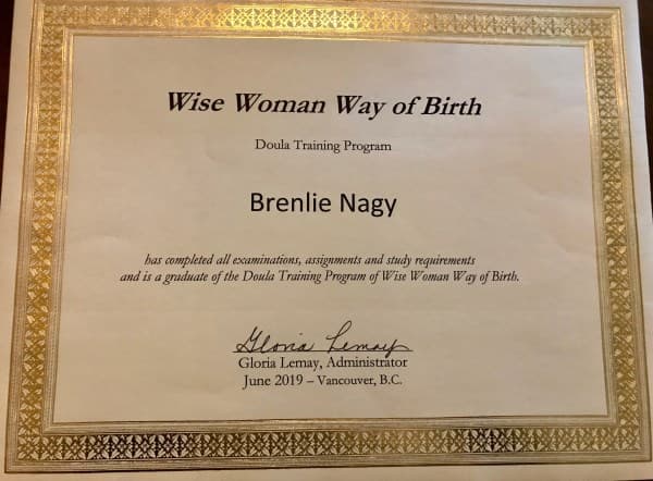 Nagy, Brenlie — doula training — photo 2