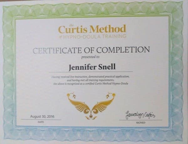 Jennifer Finley — doula training — photo 1