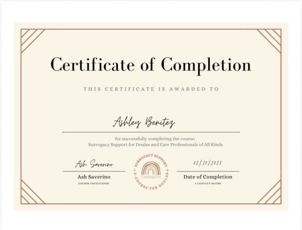 Ashley Benitez — doula training — photo 4