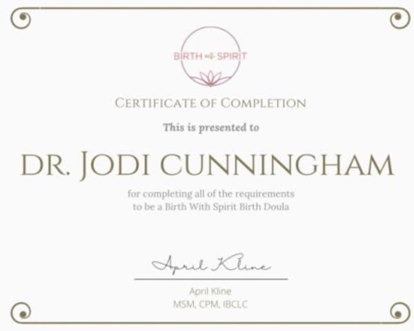 Dr. Cunningham — doula training — photo 1