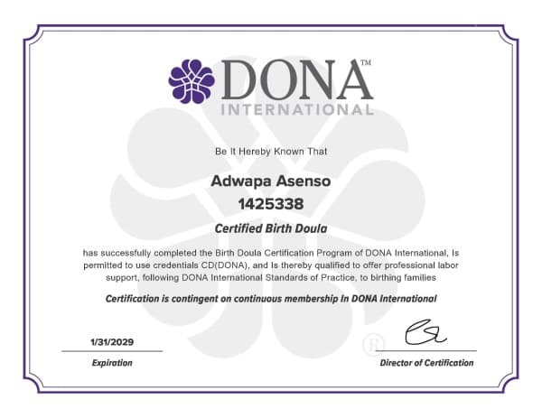 Asenso, Adwapa — doula training — photo 1