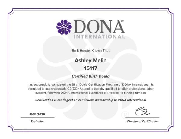Cddona, Ashley — doula training — photo 4