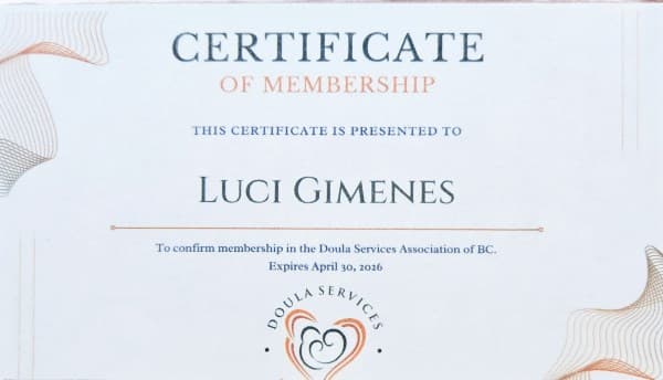 Gimenes, Luci — doula training — photo 4